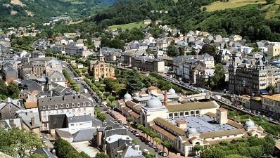 Station thermale la Bourboule en Auvergne